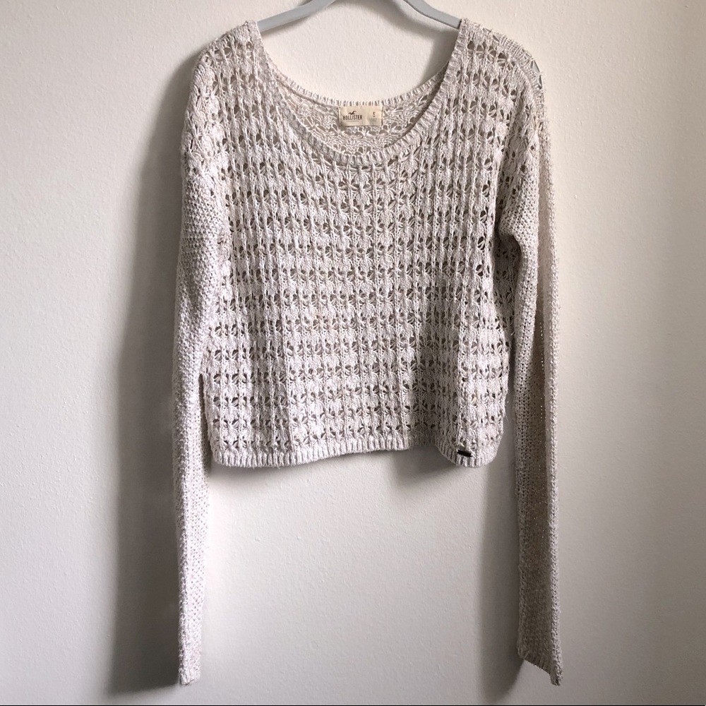 Hollister sparkly knitted sweater